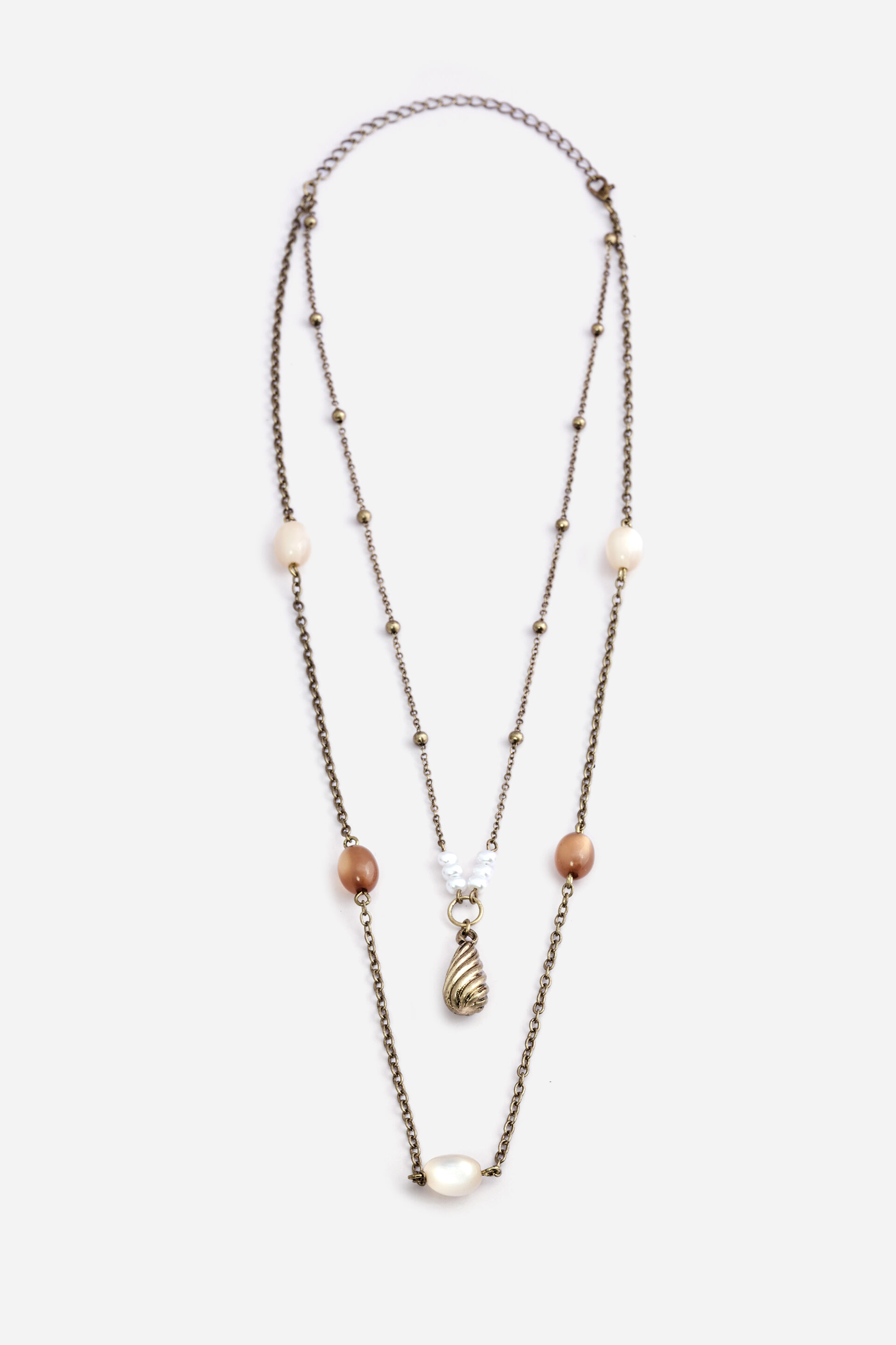 Mireya Layered Pearl Necklace, , image 1